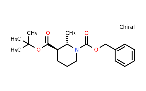 CAS 1044563-67-8 | (2S,3R)-1-Benzyl 3-tert-butyl 2-methylpiperidine-1,3-dicarboxylate