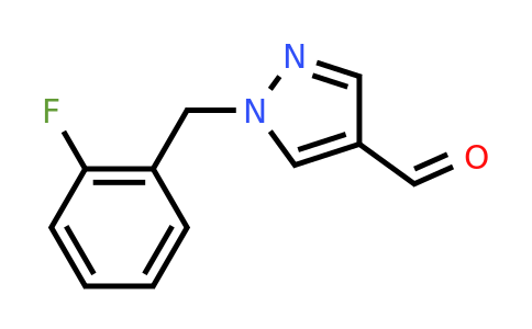 CAS 1044661-39-3 | 1-[(2-fluorophenyl)methyl]-1H-pyrazole-4-carbaldehyde