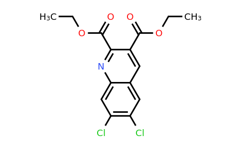 CAS 1044764-03-5 | 6,7-Dichloroquinoline-2,3-dicarboxylic acid diethyl ester