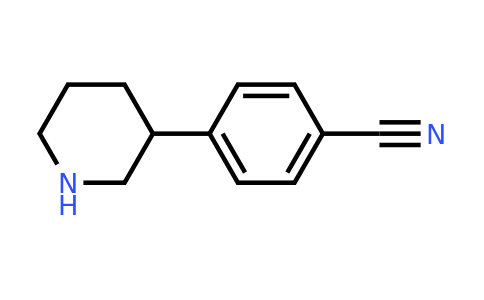 CAS 1044765-35-6 | 4-(Piperidin-3-yl)benzonitrile