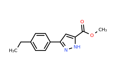CAS 1044837-18-4 | methyl 3-(4-ethylphenyl)-1H-pyrazole-5-carboxylate
