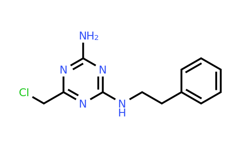 CAS 104622-26-6 | 6-(Chloromethyl)-N2-phenethyl-1,3,5-triazine-2,4-diamine