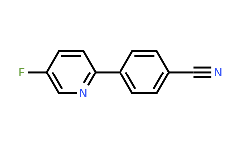 CAS 1046789-38-1 | 4-(5-Fluoropyridin-2-yl)benzonitrile