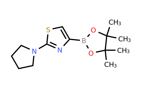 CAS 1046794-15-3 | 2-(Pyrrolidin-1-YL)thiazole-4-boronic acid pinacol ester