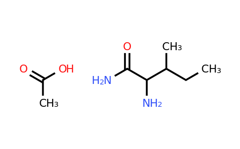 CAS 1046803-35-3 | 2-amino-3-methylpentanamide; acetic acid