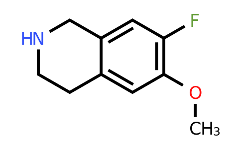 CAS 1046816-59-4 | 7-fluoro-6-methoxy-1,2,3,4-tetrahydroisoquinoline