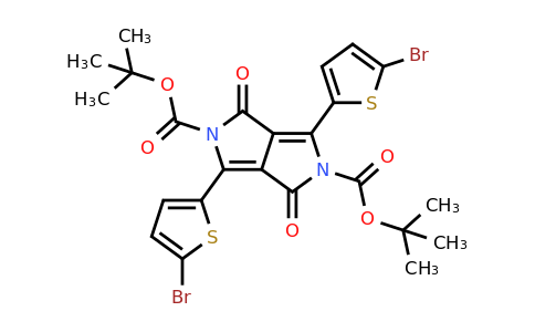 CAS 1046864-84-9 | Di-tert-butyl 3,6-bis(5-bromothiophen-2-yl)-1,4-dioxopyrrolo[3,4-c]pyrrole-2,5(1H,4H)-dicarboxylate