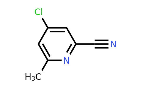 CAS 104711-65-1 | 4-Chloro-2-cyano-6-methylpyridine
