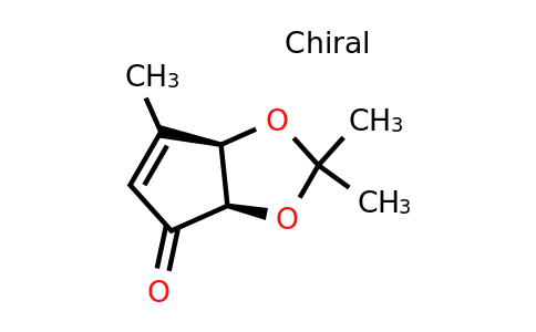 CAS 104738-75-2 | (3aR,6aR)-2,2,6-trimethyl-3a,6a-dihydrocyclopenta[d][1,3]dioxol-4-one