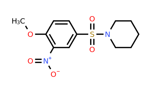 CAS 104741-23-3 | 1-(4-methoxy-3-nitrobenzenesulfonyl)piperidine