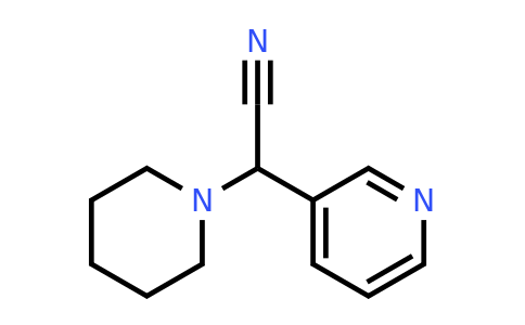 CAS 104742-85-0 | 2-(Piperidin-1-YL)-2-(pyridin-3-YL)acetonitrile