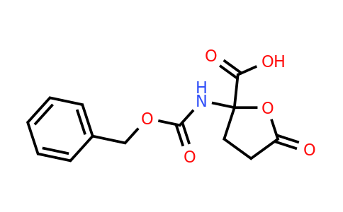 2-(((Benzyloxy)carbonyl)amino)-5-oxotetrahydrofuran-2-carboxylic acid