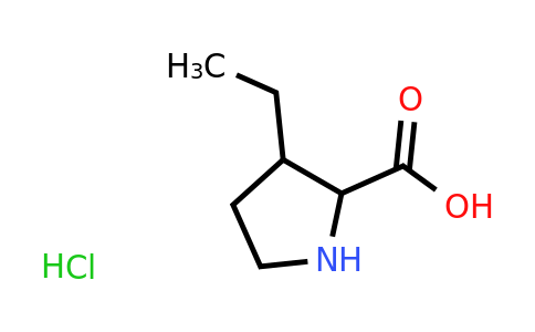 CAS 104757-47-3 | 3-ethylpyrrolidine-2-carboxylic acid hydrochloride