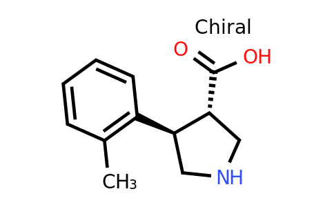 CAS 1047651-73-9 | (3S,4R)-4-(o-Tolyl)pyrrolidine-3-carboxylic acid