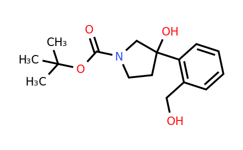 CAS 1047656-19-8 | tert-butyl 3-hydroxy-3-[2-(hydroxymethyl)phenyl]pyrrolidine-1-carboxylate