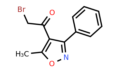 CAS 104777-39-1 | 2-Bromo-1-(5-methyl-3-phenylisoxazol-4-yl)ethanone