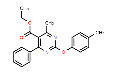 CAS 1048007-30-2 | Ethyl 4-methyl-6-phenyl-2-(p-tolyloxy)pyrimidine-5-carboxylate