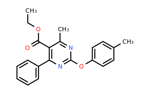 Ethyl 4-methyl-6-phenyl-2-(p-tolyloxy)pyrimidine-5-carboxylate