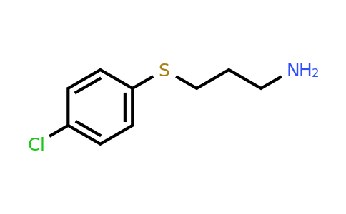 CAS 104864-09-7 | 3-((4-Chlorophenyl)thio)propan-1-amine