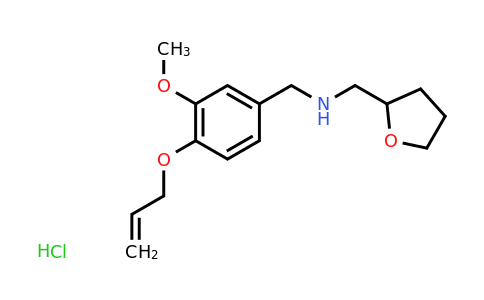 CAS 1048673-90-0 | {[3-methoxy-4-(prop-2-en-1-yloxy)phenyl]methyl}[(oxolan-2-yl)methyl]amine hydrochloride