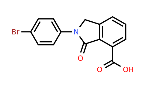 CAS 1048916-54-6 | 2-(4-Bromophenyl)-3-oxoisoindoline-4-carboxylic acid