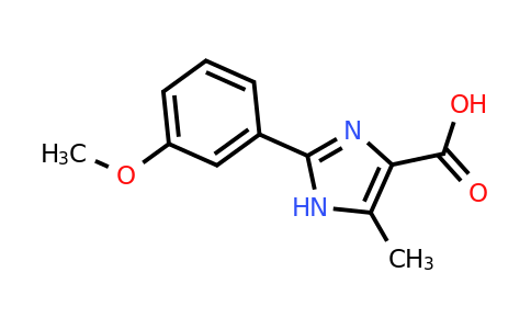 CAS 1048920-48-4 | 2-(3-methoxyphenyl)-5-methyl-1H-imidazole-4-carboxylic acid