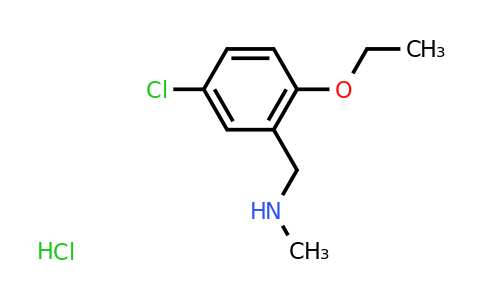 CAS 1048947-97-2 | 1-(5-Chloro-2-ethoxyphenyl)-N-methylmethanamine hydrochloride