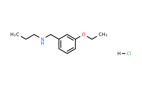 CAS 1048948-08-8 | N-(3-Ethoxybenzyl)propan-1-amine hydrochloride