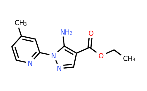 CAS 104909-66-2 | ethyl 5-amino-1-(4-methylpyridin-2-yl)-1H-pyrazole-4-carboxylate