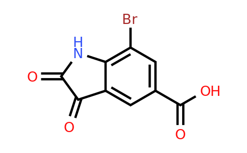 CAS 1049117-24-9 | 7-bromo-2,3-dioxo-2,3-dihydro-1H-indole-5-carboxylic acid