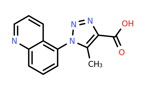 CAS 1049129-19-2 | 5-Methyl-1-(quinolin-5-yl)-1H-1,2,3-triazole-4-carboxylic acid