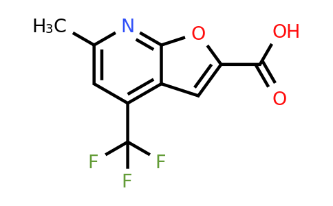 CAS 1049606-20-3 | 6-Methyl-4-(trifluoromethyl)furo[2,3-b]pyridine-2-carboxylic acid