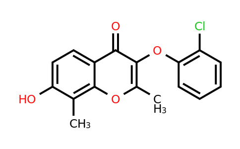 CAS 1049606-62-3 | 3-(2-Chlorophenoxy)-7-hydroxy-2,8-dimethyl-4H-chromen-4-one