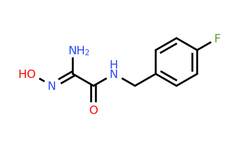 CAS 1049607-08-0 | N-[(4-Fluorophenyl)methyl]-1-(N'-hydroxycarbamimidoyl)formamide