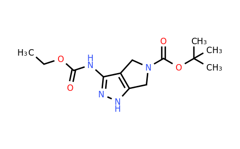 CAS 1049677-66-8 | tert-Butyl 3-((ethoxycarbonyl)amino)-4,6-dihydropyrrolo[3,4-c]pyrazole-5(1H)-carboxylate
