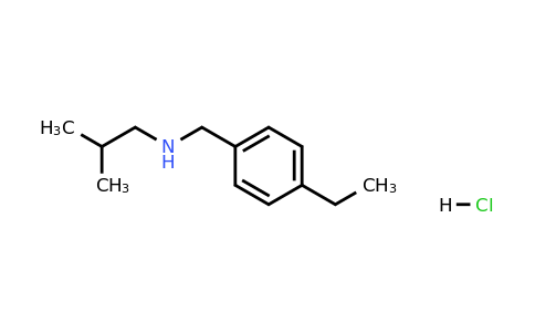 CAS 1049678-11-6 | N-(4-Ethylbenzyl)-2-methylpropan-1-amine hydrochloride
