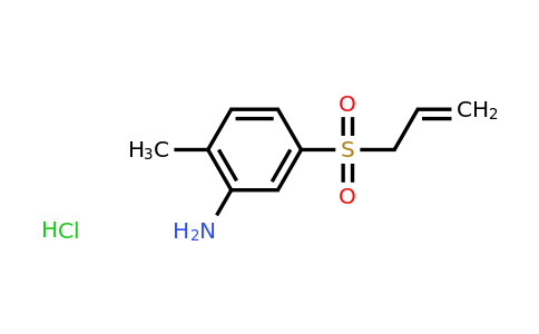 CAS 1049720-97-9 | 2-methyl-5-(prop-2-ene-1-sulfonyl)aniline hydrochloride