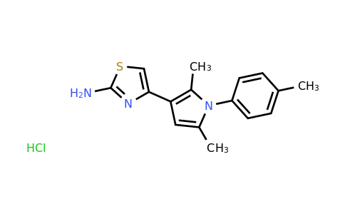CAS 1049726-50-2 | 4-[2,5-dimethyl-1-(4-methylphenyl)-1H-pyrrol-3-yl]-1,3-thiazol-2-amine hydrochloride