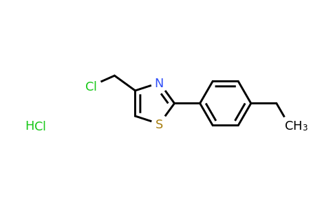CAS 1049726-64-8 | 4-(chloromethyl)-2-(4-ethylphenyl)-1,3-thiazole hydrochloride