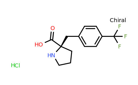 CAS 1049728-08-6 | (R)-2-(4-(Trifluoromethyl)benzyl)pyrrolidine-2-carboxylic acid hydrochloride