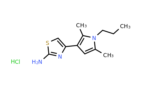 CAS 1049732-72-0 | 4-(2,5-dimethyl-1-propyl-1H-pyrrol-3-yl)-1,3-thiazol-2-amine hydrochloride