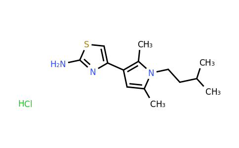 CAS 1049742-14-4 | 4-[2,5-dimethyl-1-(3-methylbutyl)-1H-pyrrol-3-yl]-1,3-thiazol-2-amine hydrochloride