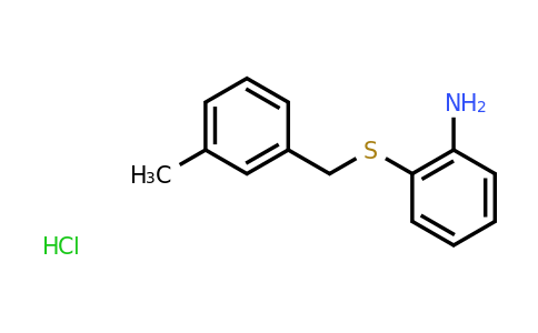 CAS 1049745-27-8 | 2-((3-Methylbenzyl)thio)aniline hydrochloride
