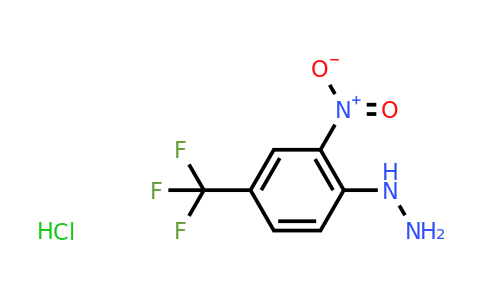 CAS 1049748-69-7 | (2-Nitro-4-(trifluoromethyl)phenyl)hydrazine hydrochloride