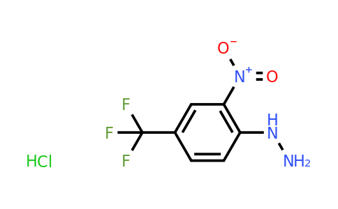 (2-Nitro-4-(trifluoromethyl)phenyl)hydrazine hydrochloride