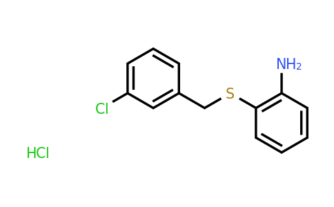 CAS 1049756-96-8 | 2-((3-Chlorobenzyl)thio)aniline hydrochloride