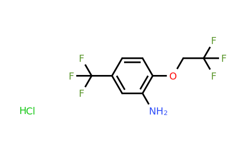 CAS 1049760-84-0 | 2-(2,2,2-Trifluoroethoxy)-5-(trifluoromethyl)aniline hydrochloride