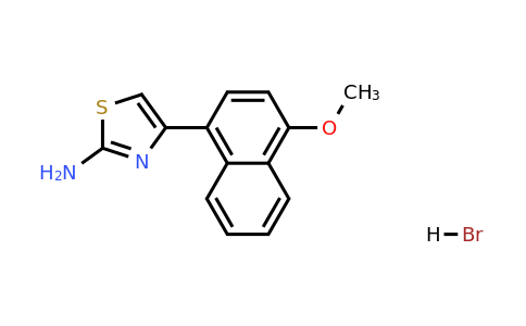 CAS 1049763-16-7 | 4-(4-Methoxy-1-naphthyl)-1,3-thiazol-2-ylamine, HBr