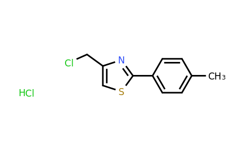 CAS 1049764-74-0 | 4-(chloromethyl)-2-(4-methylphenyl)-1,3-thiazole hydrochloride