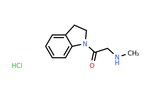 CAS 1049769-37-0 | 1-(Indolin-1-yl)-2-(methylamino)ethanone hydrochloride